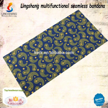 Impression digitale en gros à prix abordable foulard personnalisé turban bandana headwear drôle